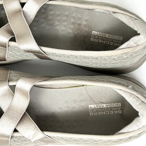 Skechers Womens Max Cushioning Lite: Breathe Easy - Size 11 Style 136722 TAUPE - Picture 12 of 12